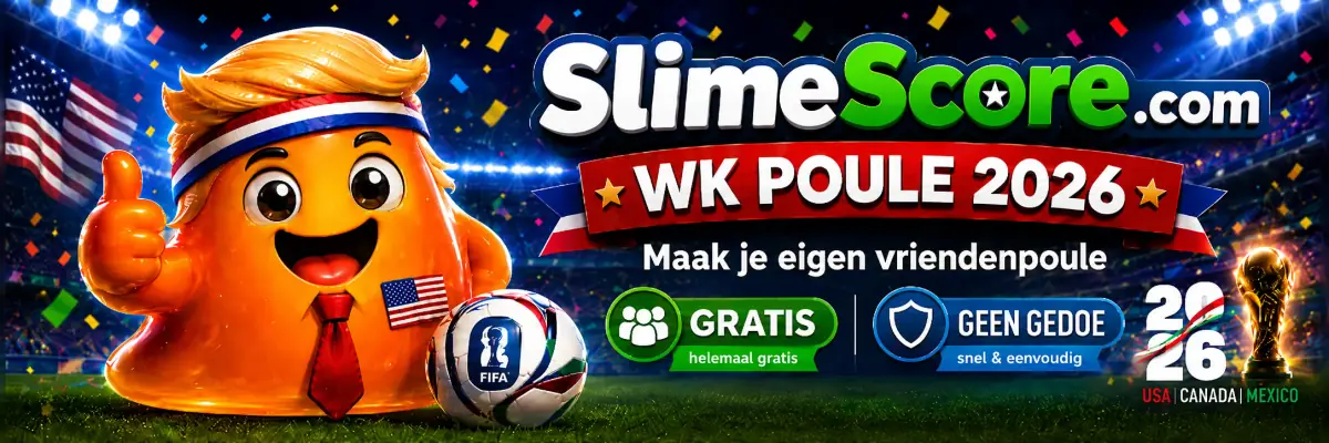 SlimeScore WK 2026 vriendenpoule